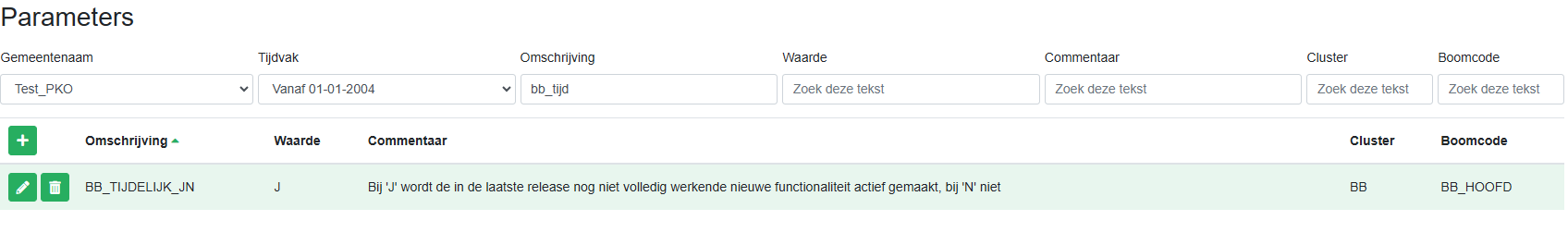 parameter BB_TIJDELIJK_JN