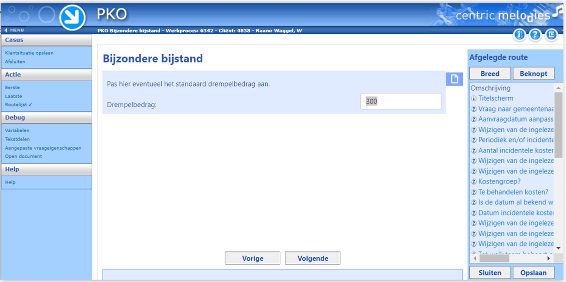print screen drempelbedrag