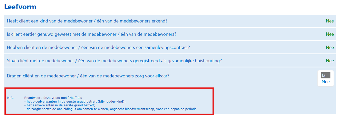 scherm nb zorgbehoefte medebewoner verbetering